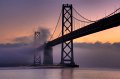 586 - bay bridge foggy morning - MILLER MARVIN - united states of america